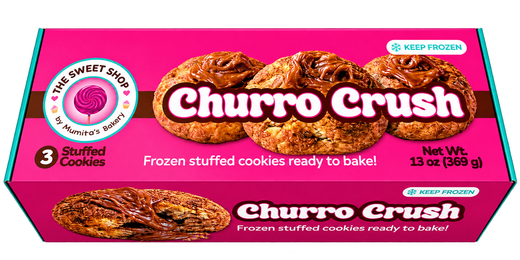 Churro Crush frozen cookie box